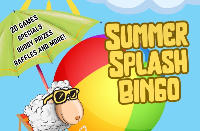 Image of Summer Splash Bingo flyer